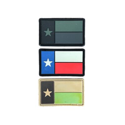 PVC Rubber Texas Flag Patch