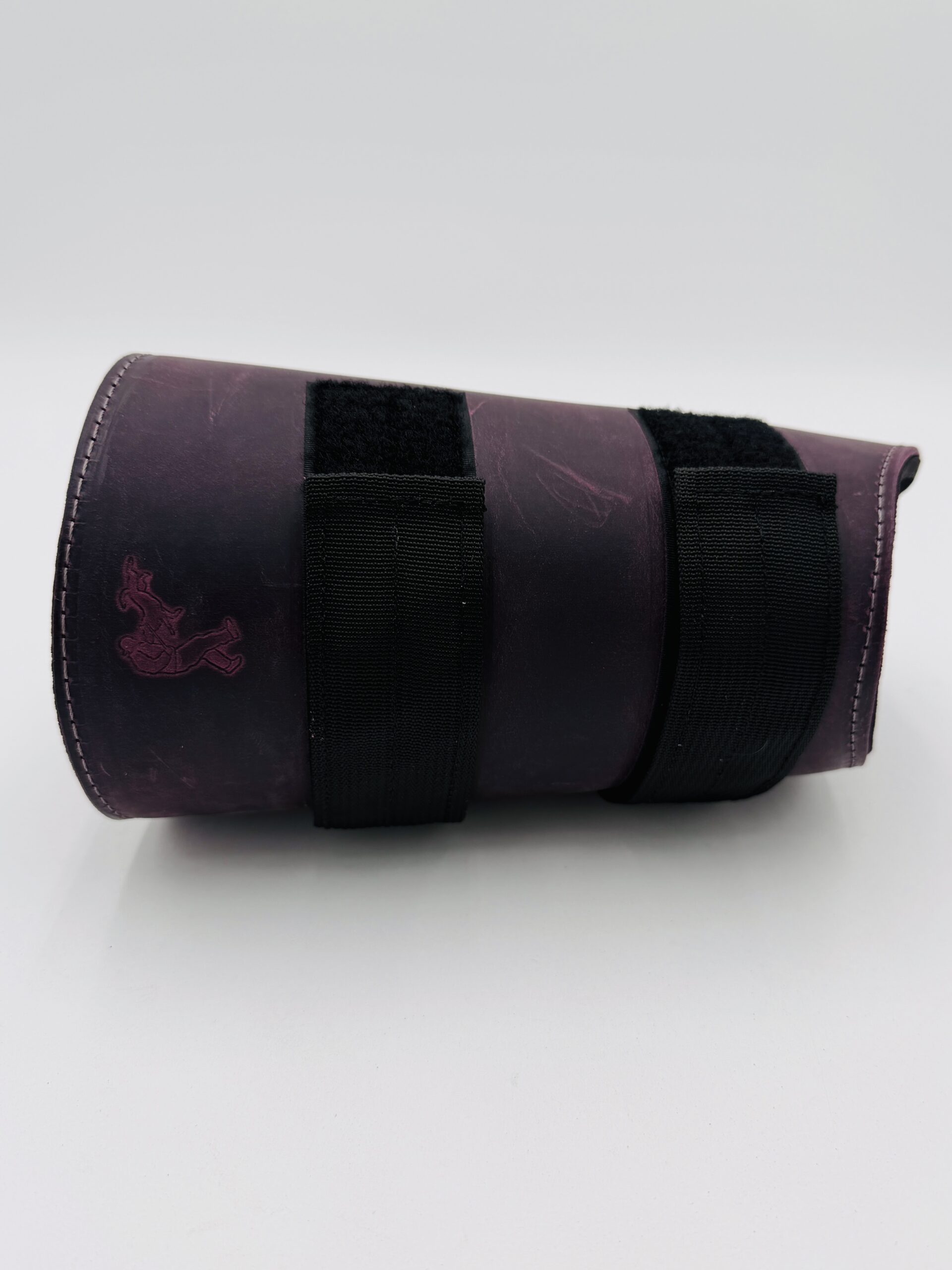 Bespoke Deep Purple Padded Leather Bicep Gauntlet - SOLD - Image 4