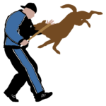 Kirby K9 Dog Man Logo