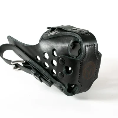K9 Helm CS1-A2 OEM Leather Agitation Muzzle